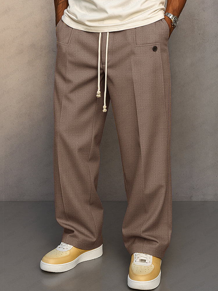 Comfortable Urban Style Drawstring Pants