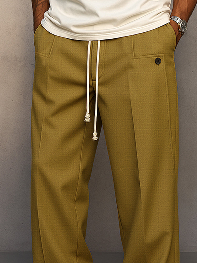 Comfortable Urban Style Drawstring Pants