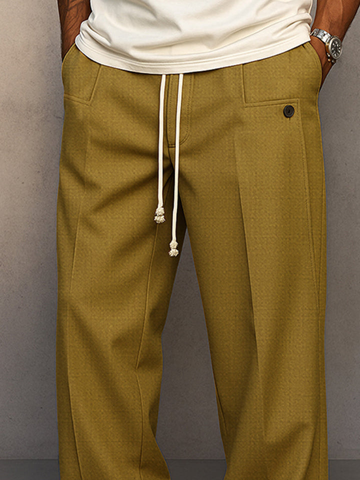 Comfortable Urban Style Drawstring Pants