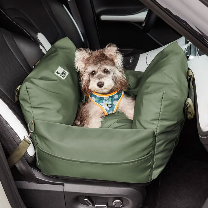 COMFYRIDE DOG SEAT – Dog seat bed with safety belt &amp; non-slip bottom