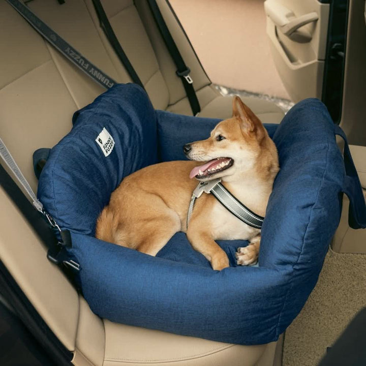 COMFYRIDE DOG SEAT – Dog seat bed with safety belt &amp; non-slip bottom