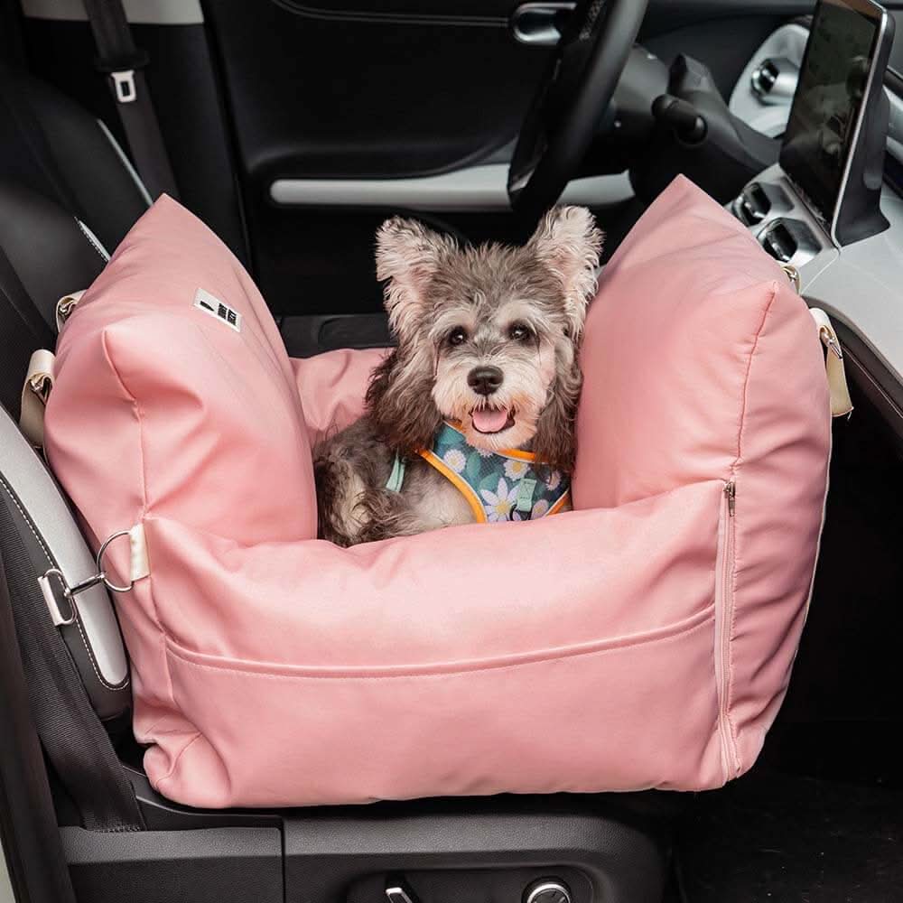 COMFYRIDE DOG SEAT – Dog seat bed with safety belt &amp; non-slip bottom