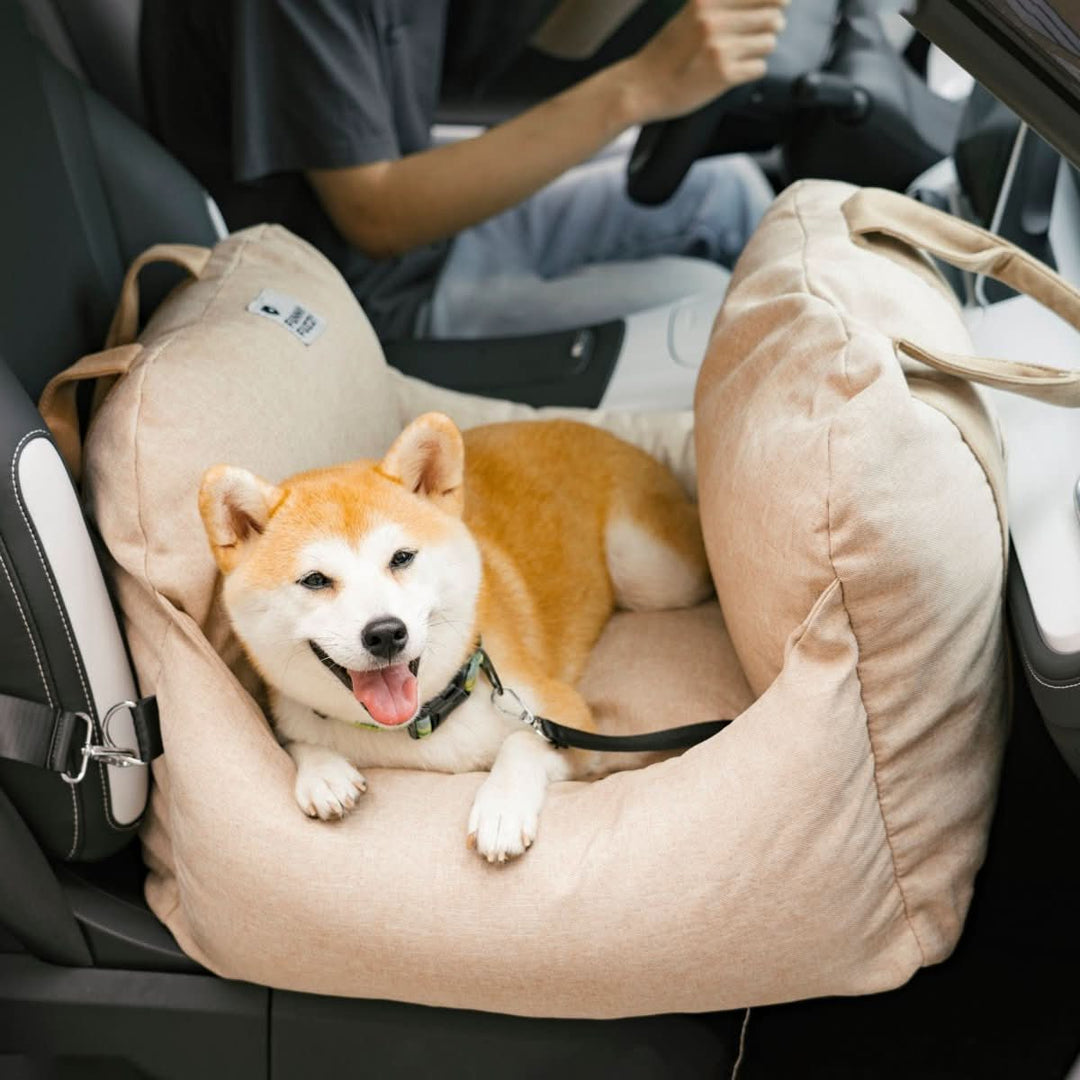 COMFYRIDE DOG SEAT – Dog seat bed with safety belt &amp; non-slip bottom