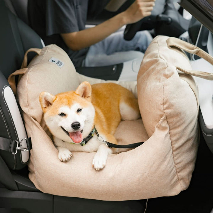 COMFYRIDE DOG SEAT – Dog seat bed with safety belt &amp; non-slip bottom