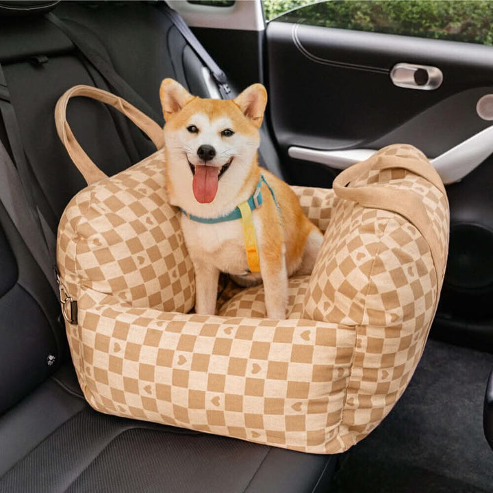 COMFYRIDE DOG SEAT – Dog seat bed with safety belt &amp; non-slip bottom