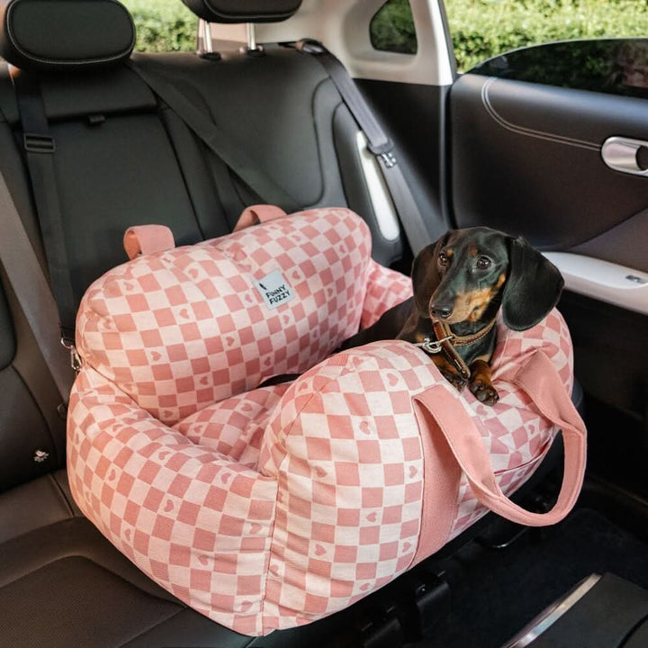 COMFYRIDE DOG SEAT – Dog seat bed with safety belt &amp; non-slip bottom