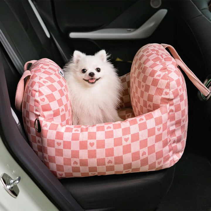 COMFYRIDE DOG SEAT – Dog seat bed with safety belt &amp; non-slip bottom