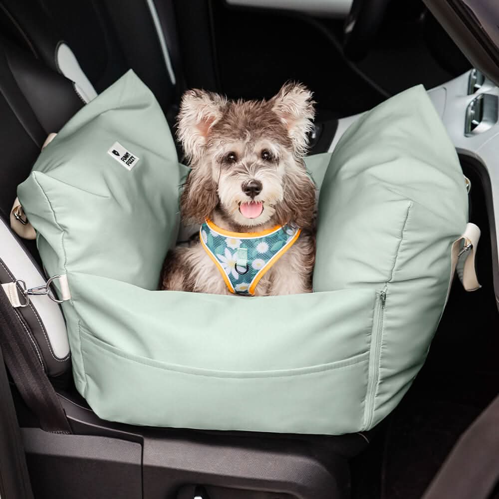 COMFYRIDE DOG SEAT – Dog seat bed with safety belt &amp; non-slip bottom