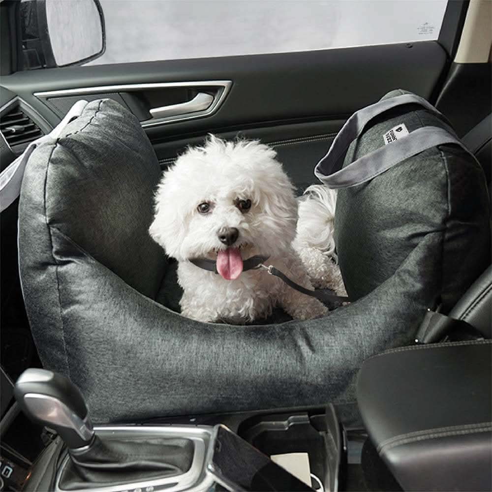 COMFYRIDE DOG SEAT – Dog seat bed with safety belt &amp; non-slip bottom