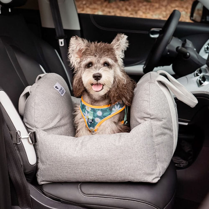 COMFYRIDE DOG SEAT – Dog seat bed with safety belt &amp; non-slip bottom