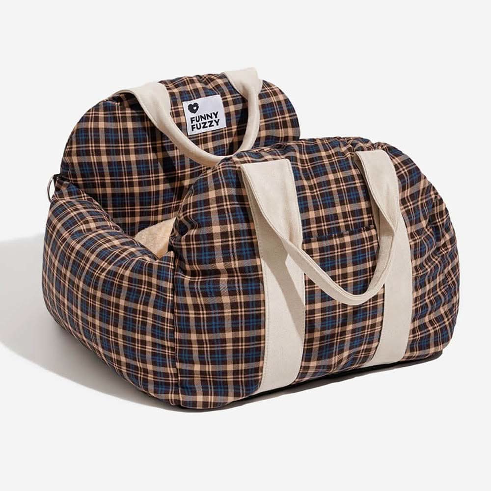 COMFYRIDE DOG SEAT – Dog seat bed with safety belt &amp; non-slip bottom