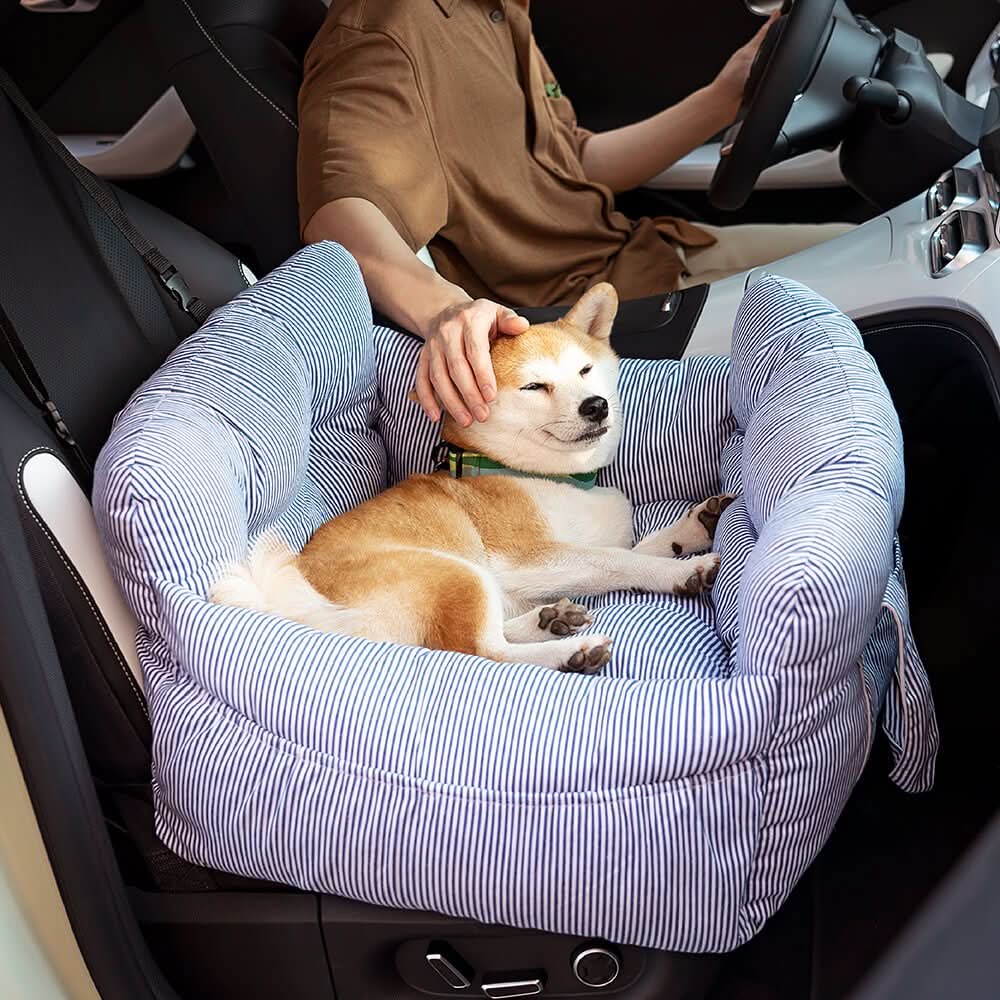 COMFYRIDE DOG SEAT – Dog seat bed with safety belt &amp; non-slip bottom