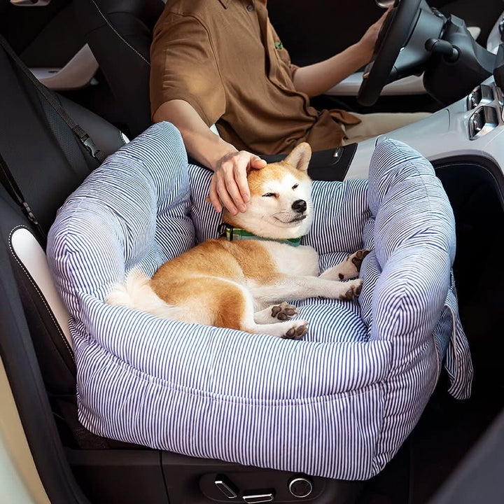COMFYRIDE DOG SEAT – Dog seat bed with safety belt &amp; non-slip bottom