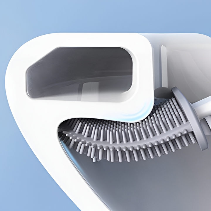 Compact Bathroom Toilet Brush and Holder