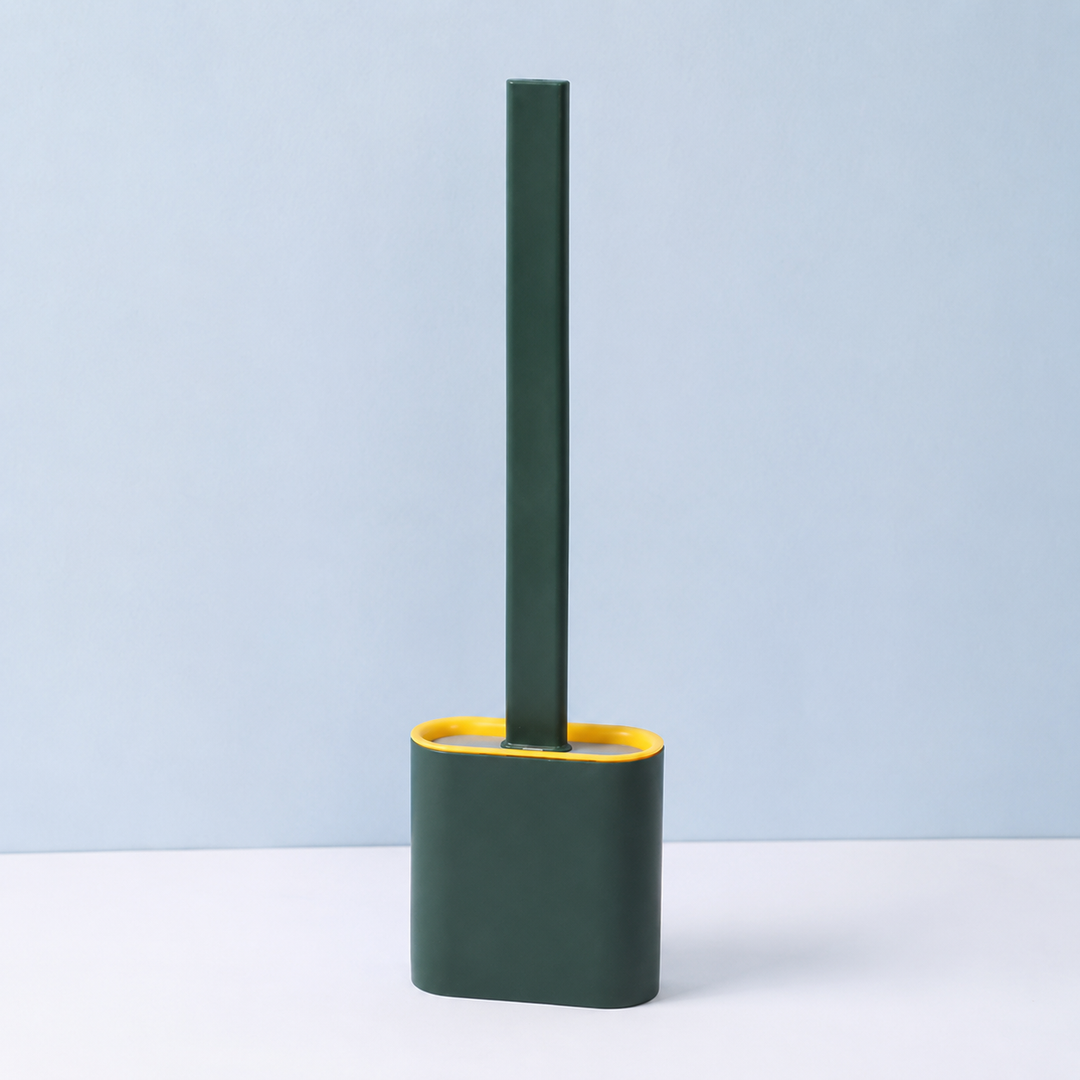 Compact Bathroom Toilet Brush and Holder