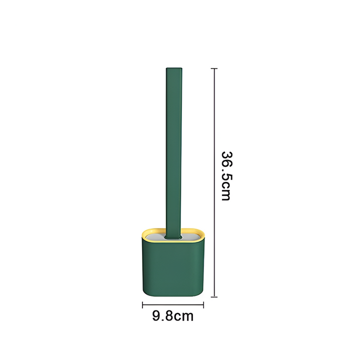 Compact Bathroom Toilet Brush and Holder
