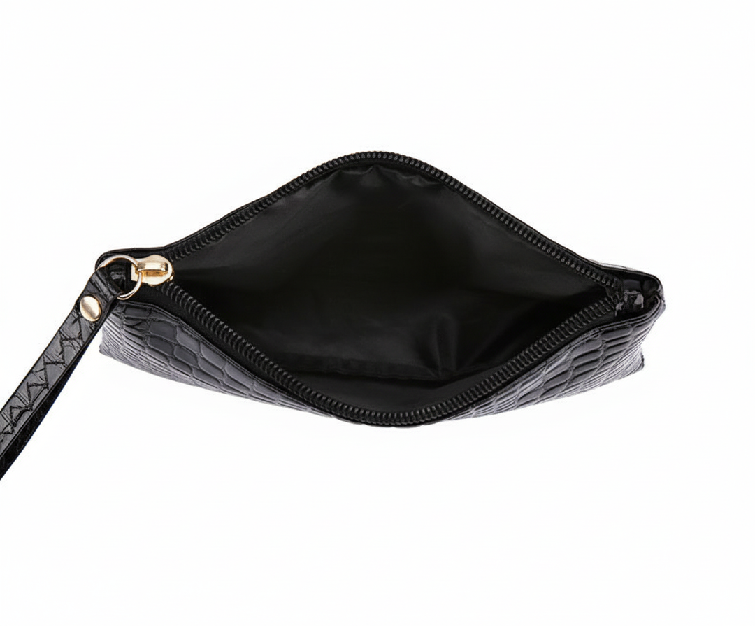Compact Crossbody Bag - Croc Pouch