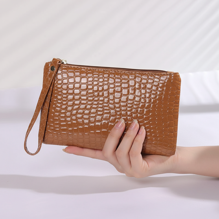 Compact Crossbody Bag - Croc Pouch