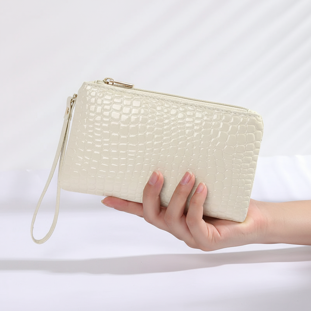 Compact Crossbody Bag - Croc Pouch