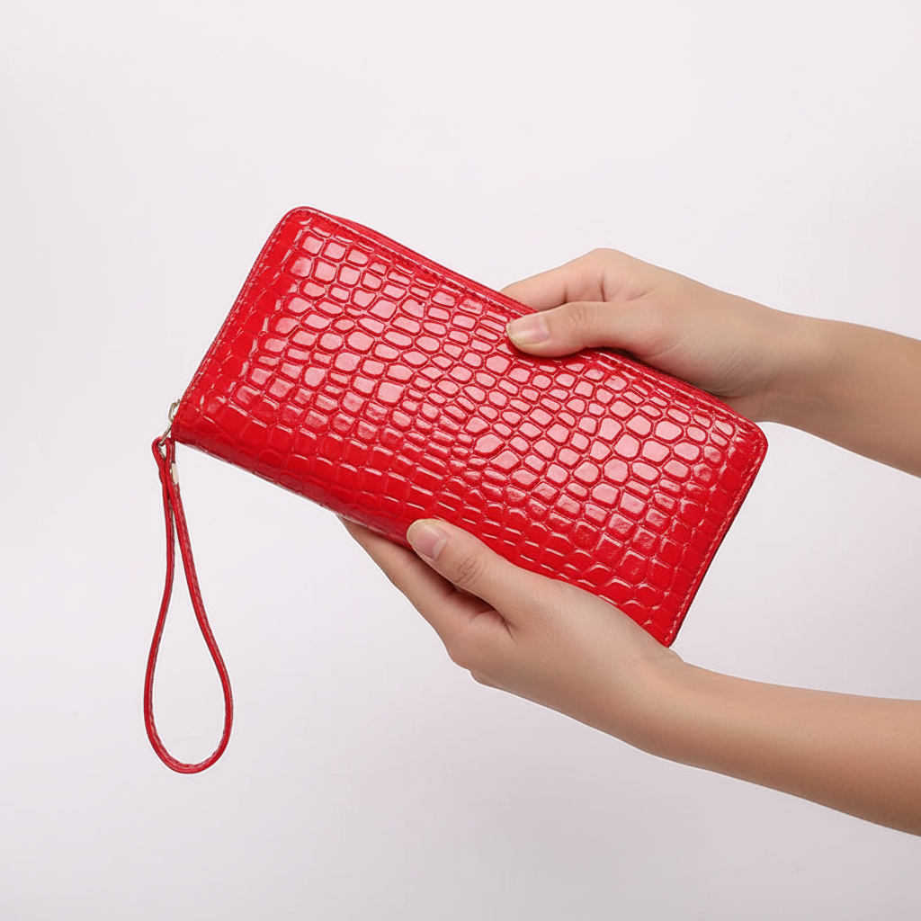 Compact Crossbody Bag - Croc Pouch