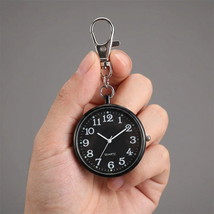 Compact Keyring Pocket Watch