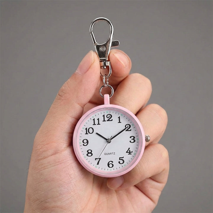 Compact Keyring Pocket Watch