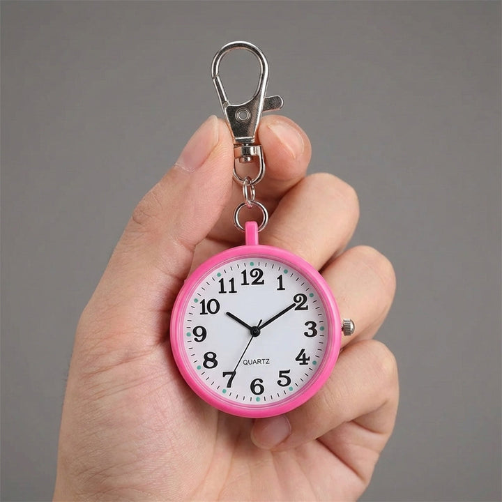Compact Keyring Pocket Watch
