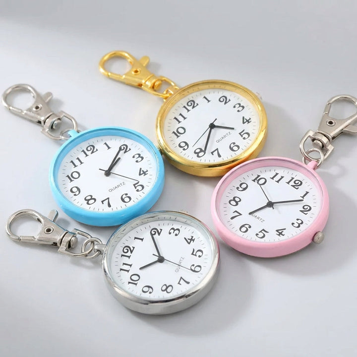 Compact Keyring Pocket Watch