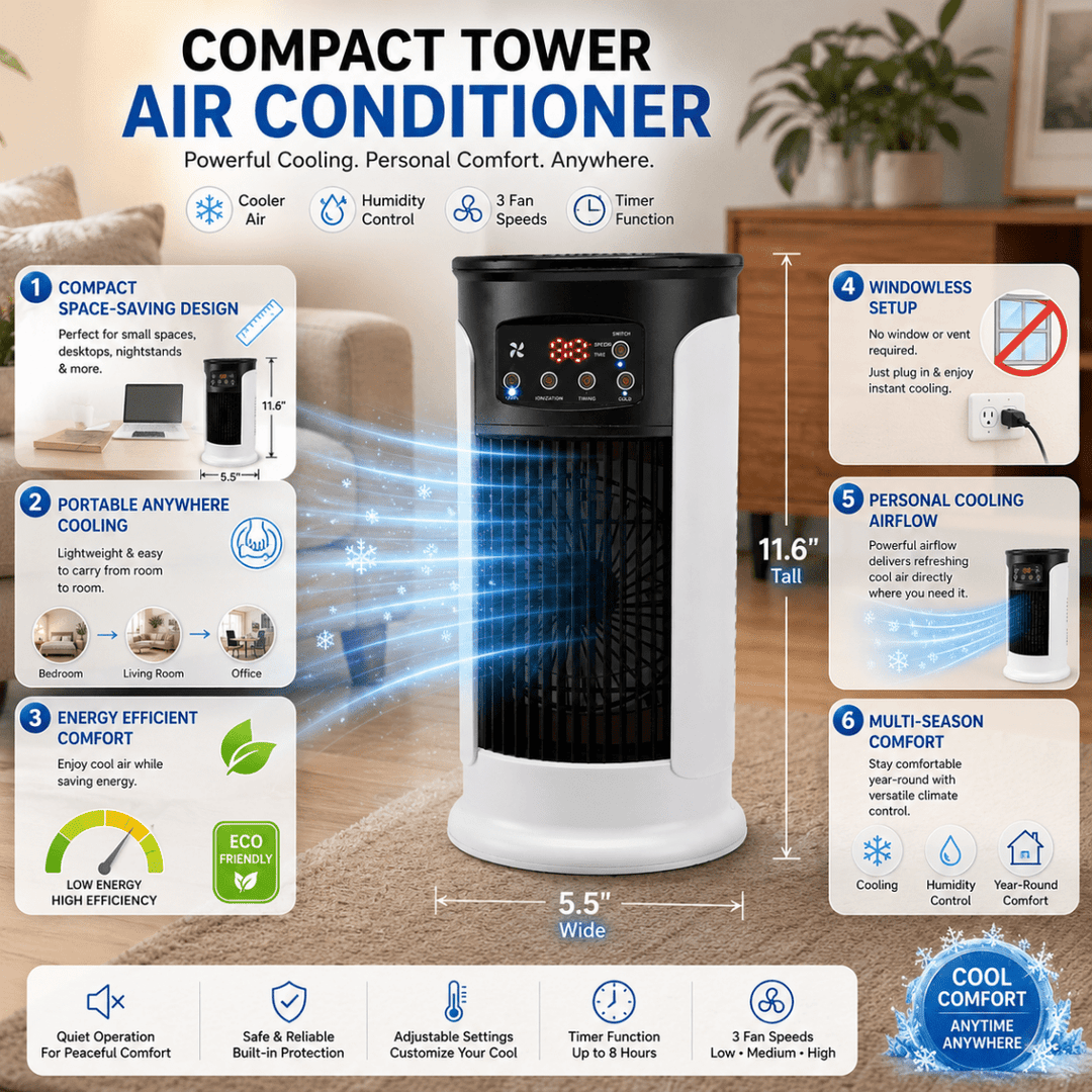 Compact Mobile Air Coolers for Efficient Cooling in Apartments &amp; Offices