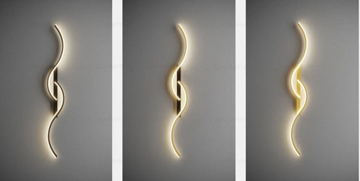 Contemporary LED Wall Sconce – Artistic Combination of Forms