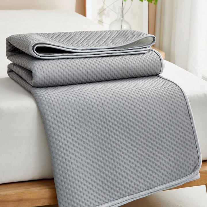 Cooling Mattress Topper with Breathable Pressure Relief and Non-Slip Bottom