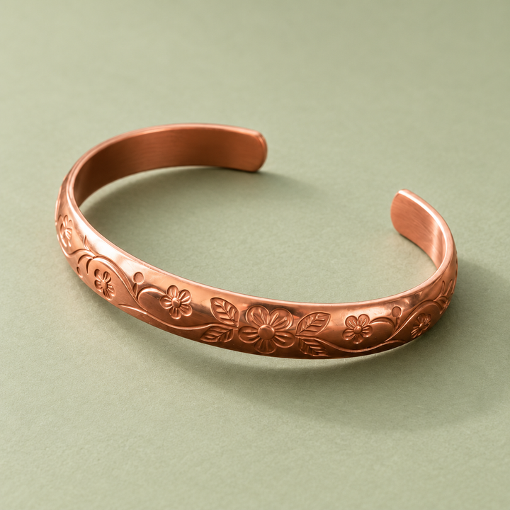 Quiet Garden Copper Bracelet — alternate product photograph