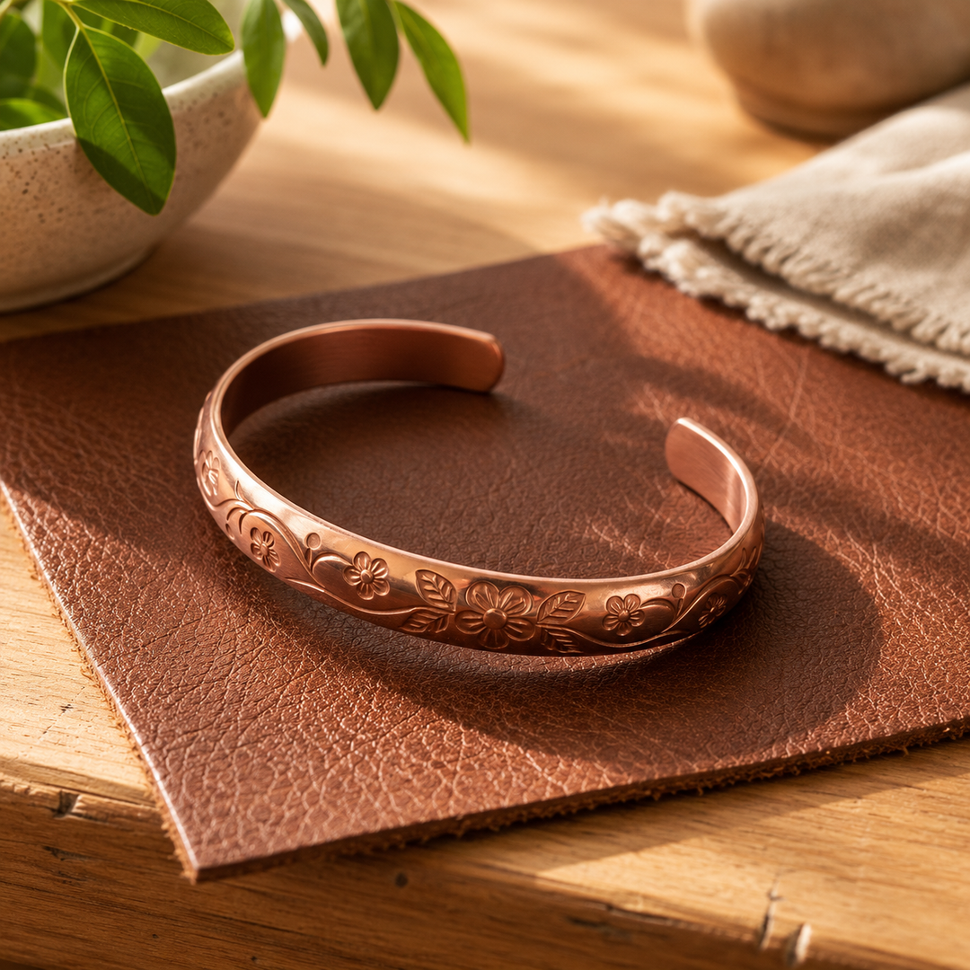 Quiet Garden Copper Bracelet