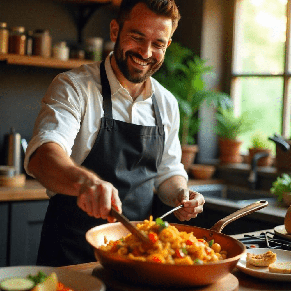 COPPER PAN - Professional copper pan with non-stick coating &amp; perfect heat distribution