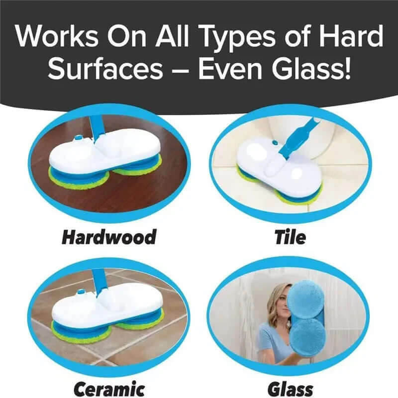 Cordless Electric Mop with Microfiber Pads