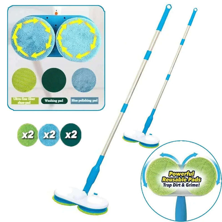 Cordless Electric Mop with Microfiber Pads