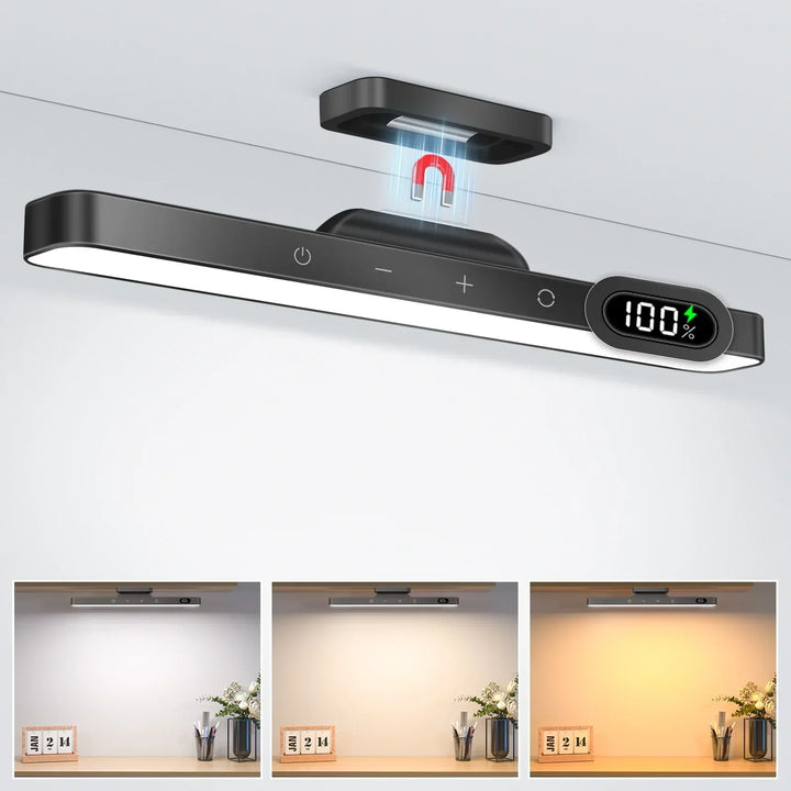 Cordless Home LED Lamp with Adjustable Brightness and 3 Color Modes