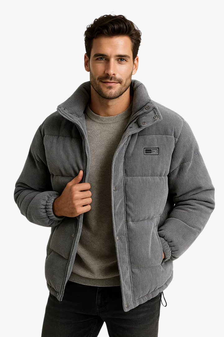 Corduroy Puffer Jacket