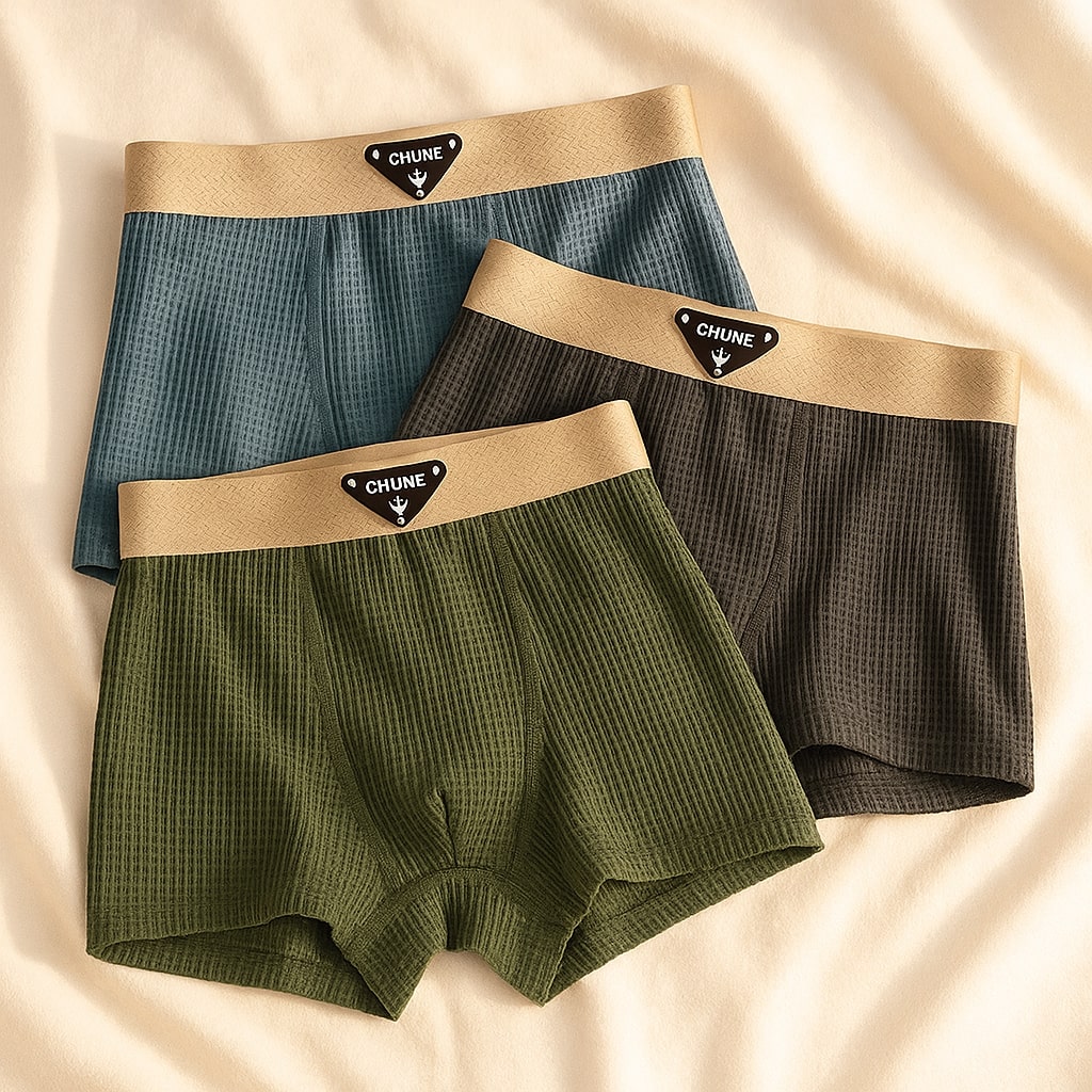 Cotton Boxer Briefs Set