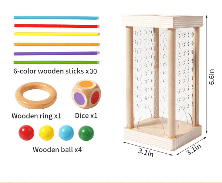 COUNTISTIX – Montessori Counting Rods Set for Cognitive Growth &amp; Coordination