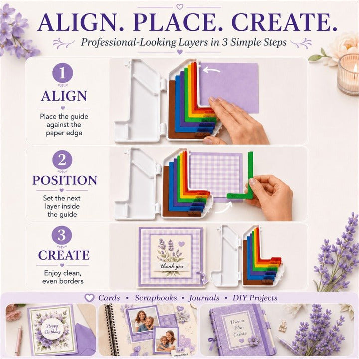 Craft Alignment Tool Set with 7 Precision Guides