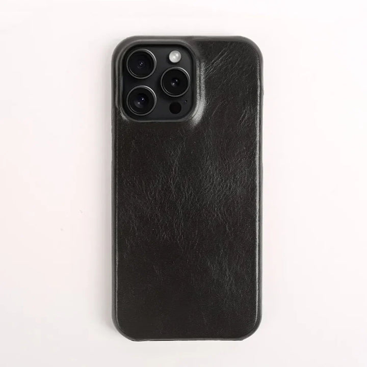 Crownline Leather iPhone Case In Genuine Cowhide Handmade