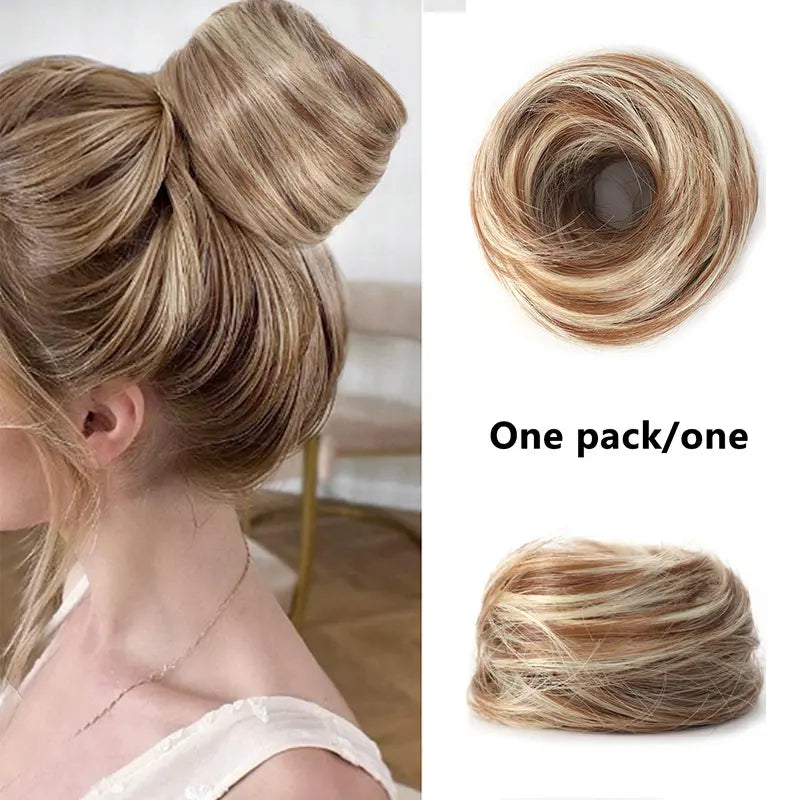 Curly Bun Synthetic Hair Piece for Instant Volume