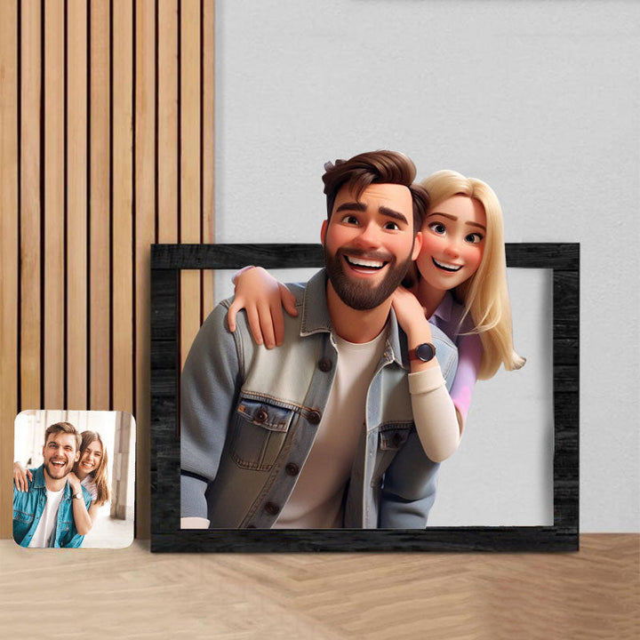 Custom Photo Portrait with 3D Cartoon Effect