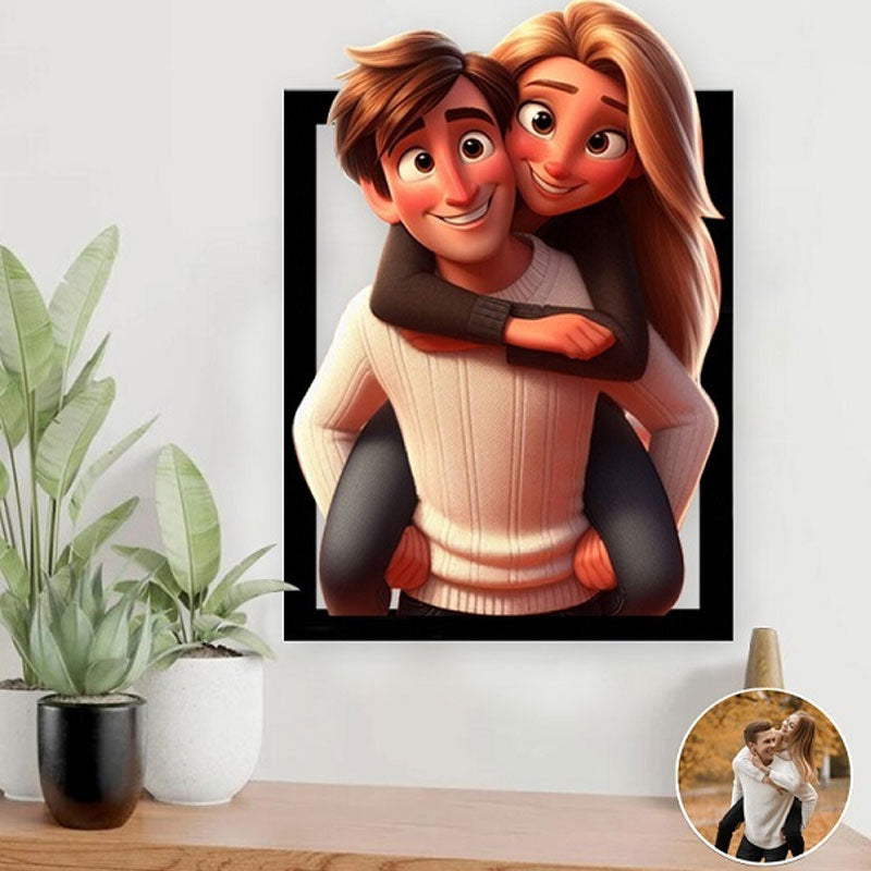 Custom Photo Portrait with 3D Cartoon Effect