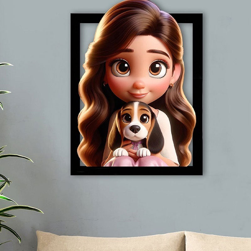 Custom Photo Portrait with 3D Cartoon Effect