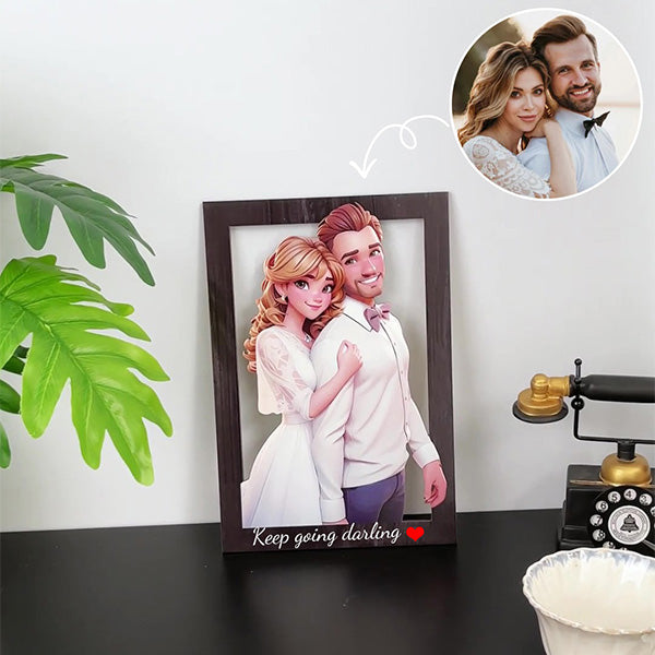 Custom Photo Portrait with 3D Cartoon Effect