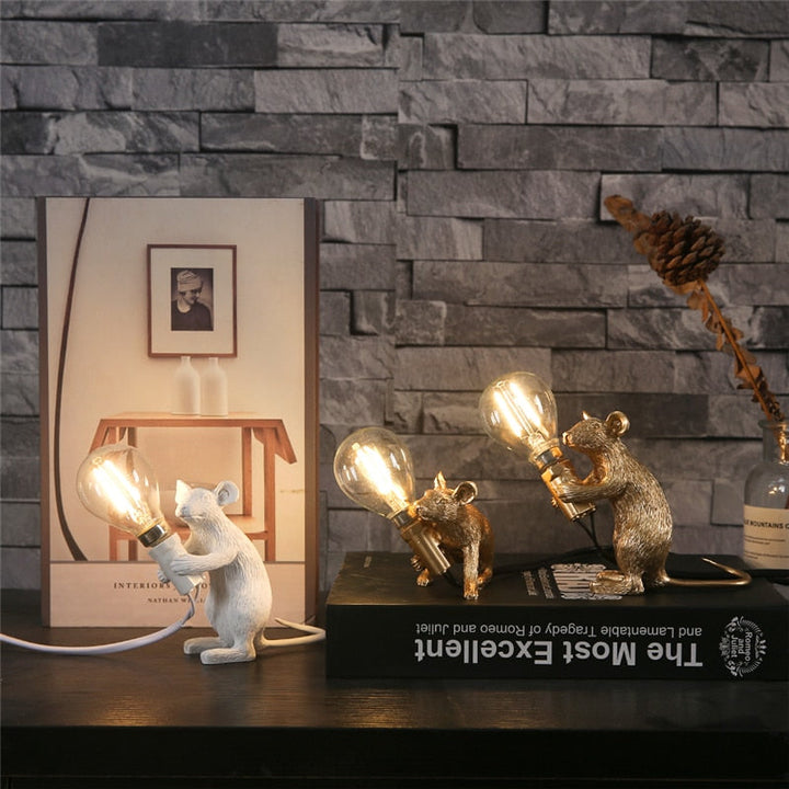 Cute Mouse Table Lamp - Unique Decorative Lighting for Any Space