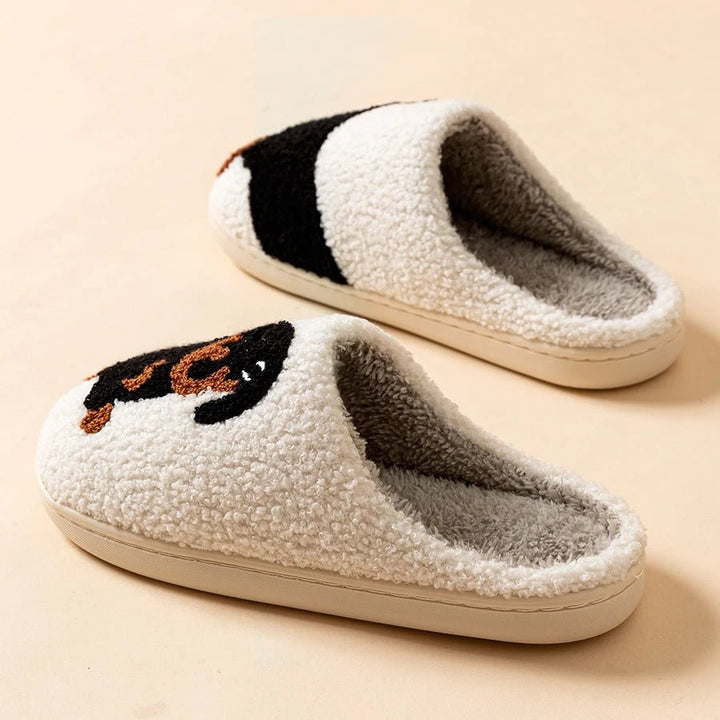DACHTOES – Cozy Dachshund Slippers for Women – Light Winter Comfort