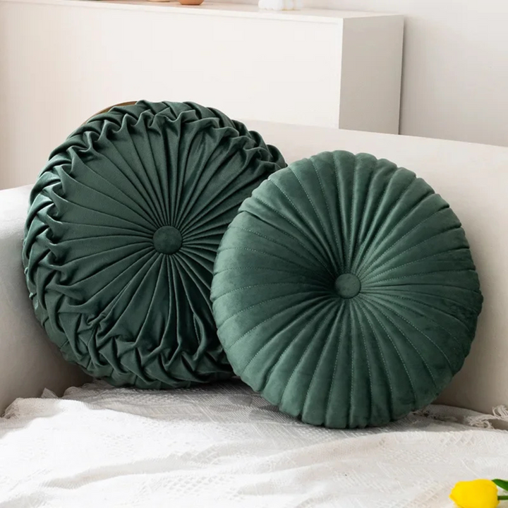 Decorative Cotton-Blend Cushion with Modern Design